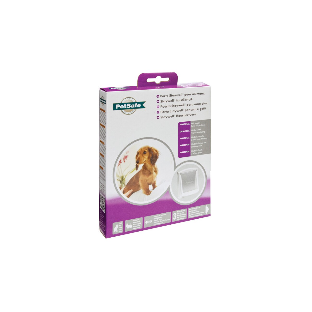 PetSafe 2-Wege Haustiertür weiß L