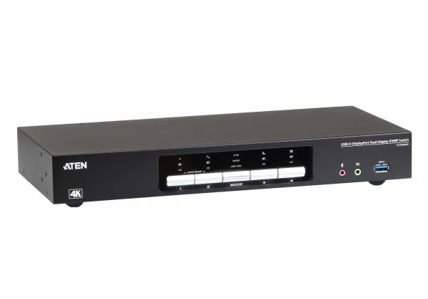 ATEN CS1944DP - KVM / audio / USB switch - 4 x KVM / audio - 4 lokalbrugere - desktop