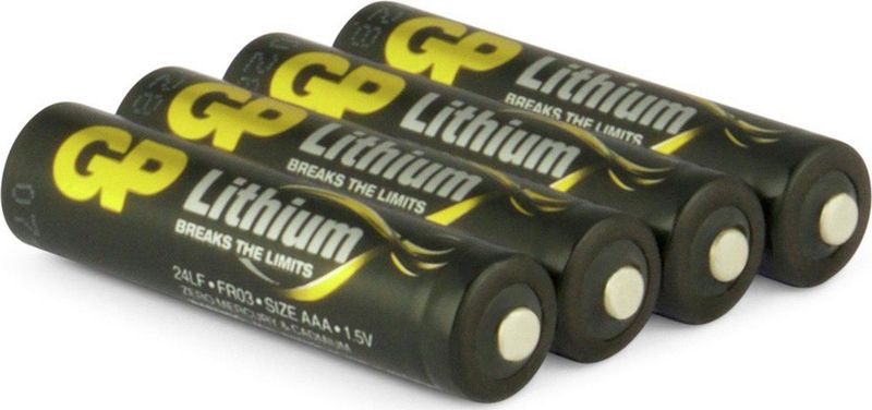 GP Batteries Lithium Primary AAA - 4 Wegwerpbatterij Alkaline