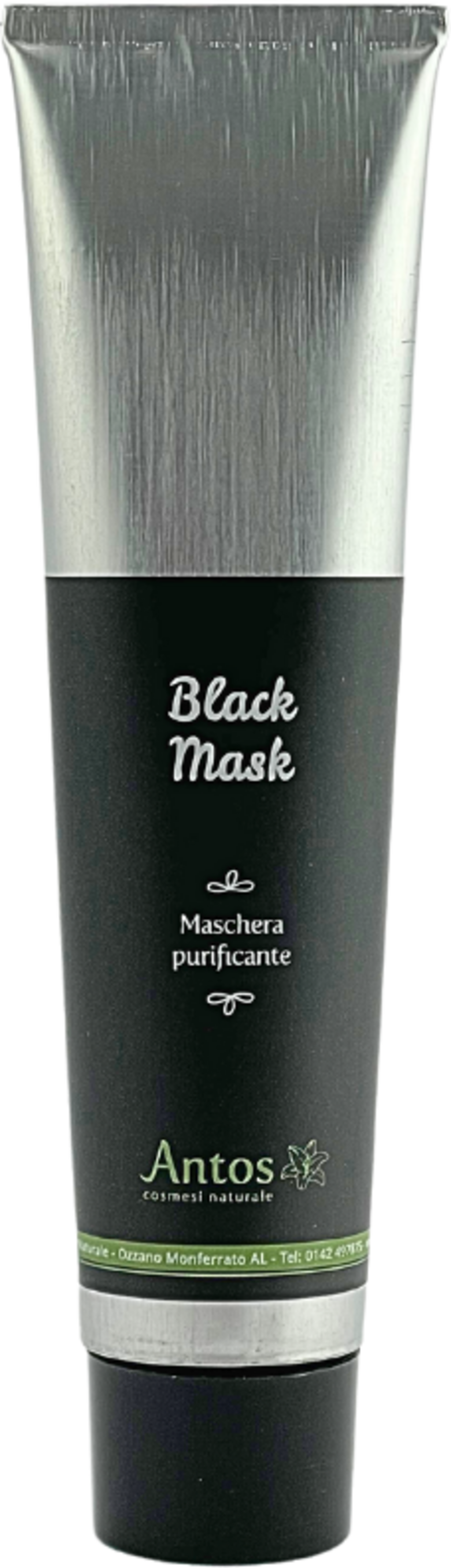 Antos   Schwarze Tonerde Gesichtsmaske, 75 ml