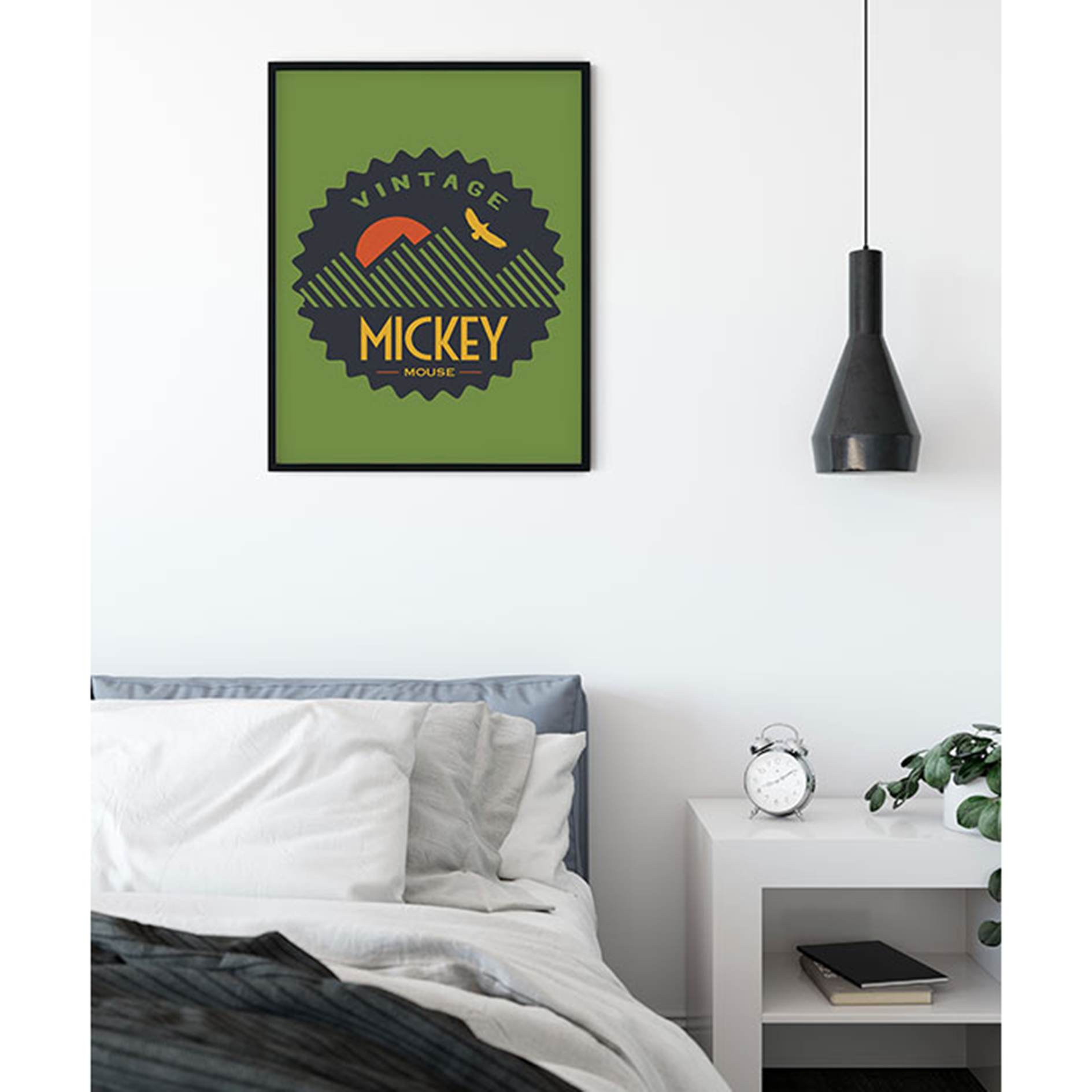 Wandbild MICKEY MOUSE VINTAGE - 50x70 cm
