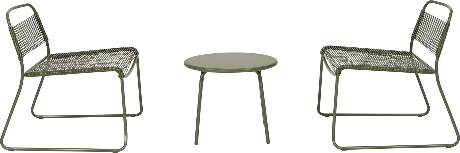 Intratuin bistroset Roy staal groen
