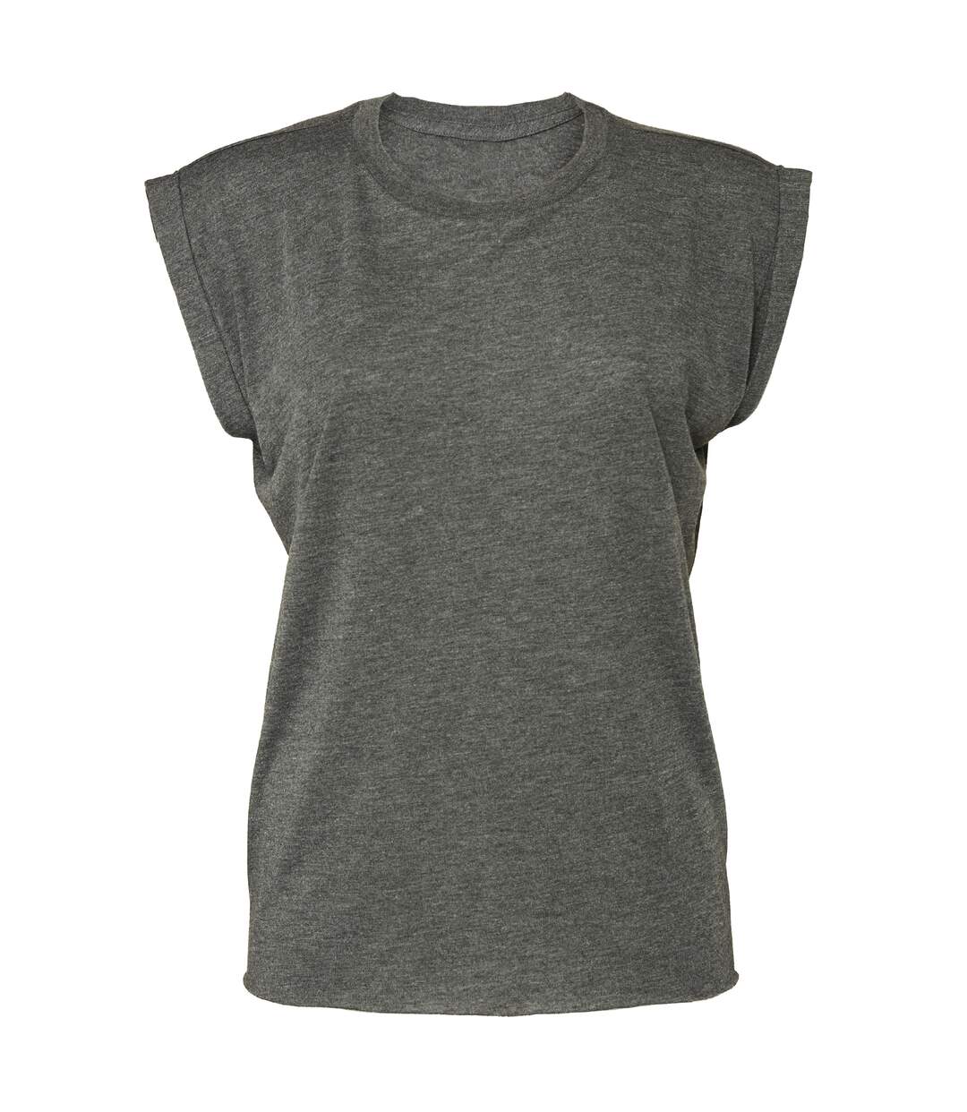 Bella + Canvas - T-shirt manches courtes FLOWY - Femme (Gris foncé chiné) - UTPC2924