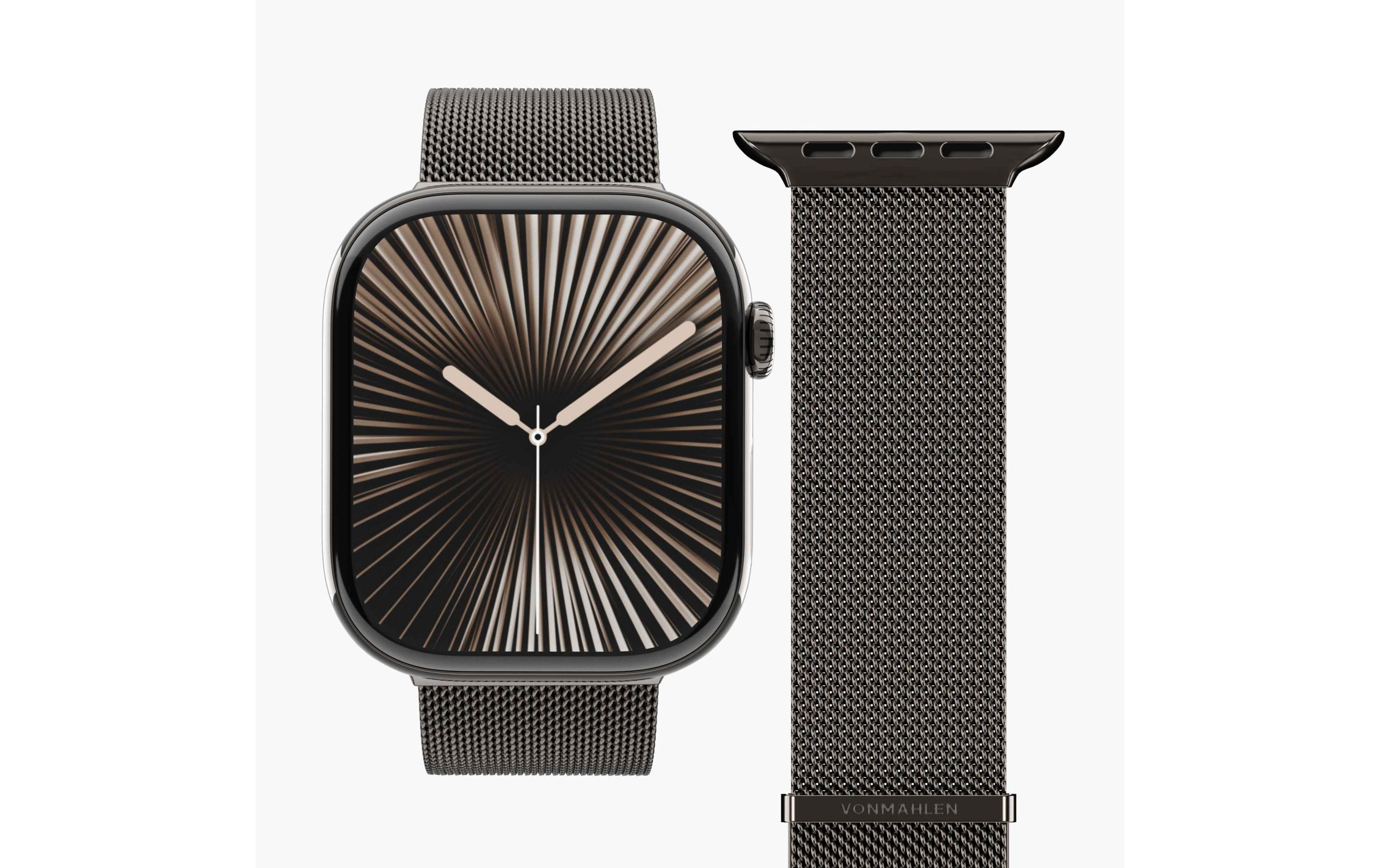Armband Milanese Loop 2 Apple Watch 44/45/46/49 mm GraniteEdelstahl-Armband für Apple Watch 44/45/46/49 mm