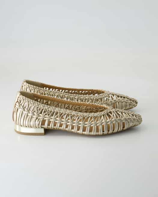 Gioseppo Fayston Ballerinas in Gold