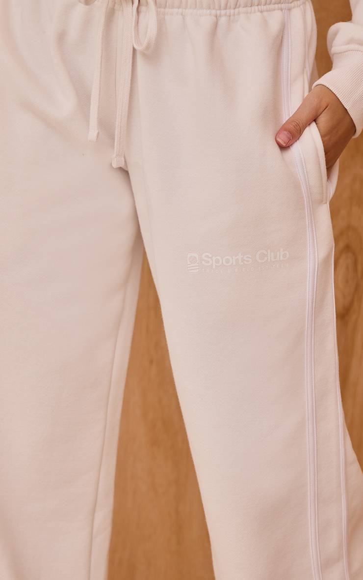 Crème Jogger Large À Imprimé Sports Club