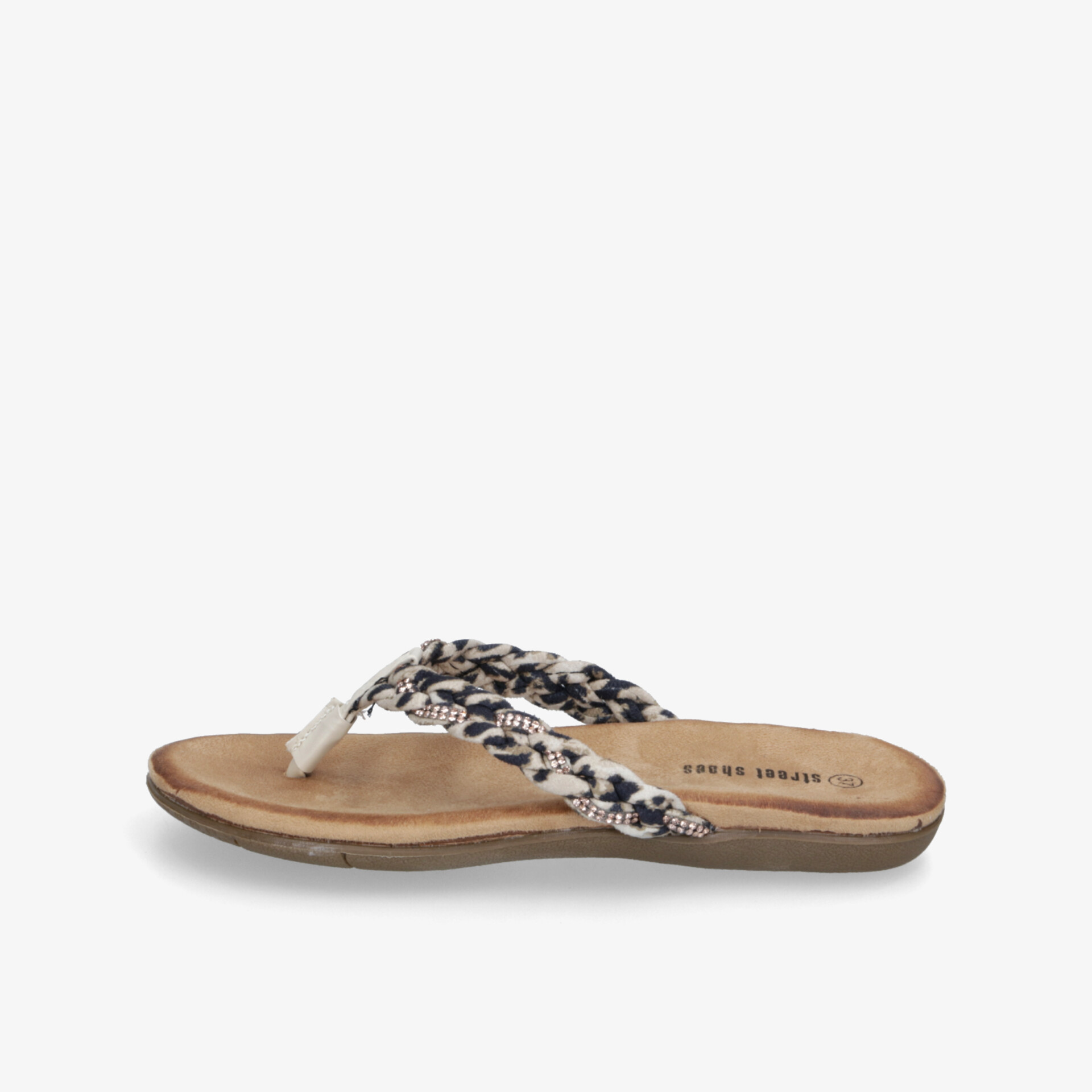 street shoes Damen Zehentrenner beige