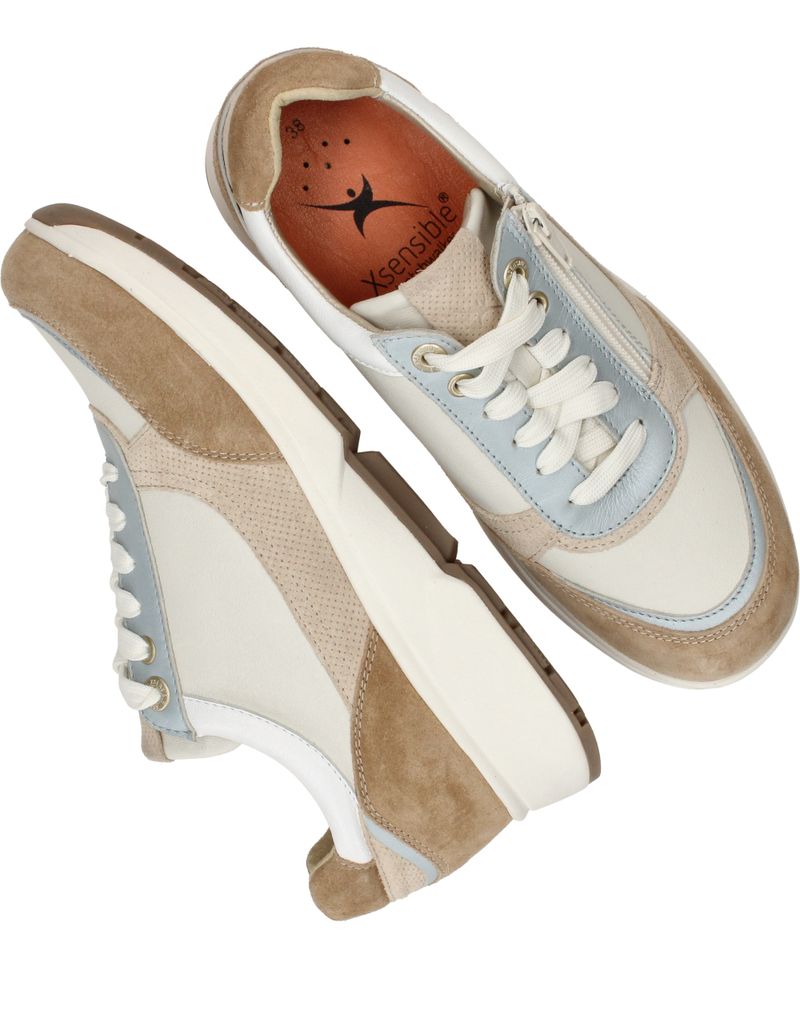 Xsensible Pristina Stretchwalker Sneakers Cognac Dames
