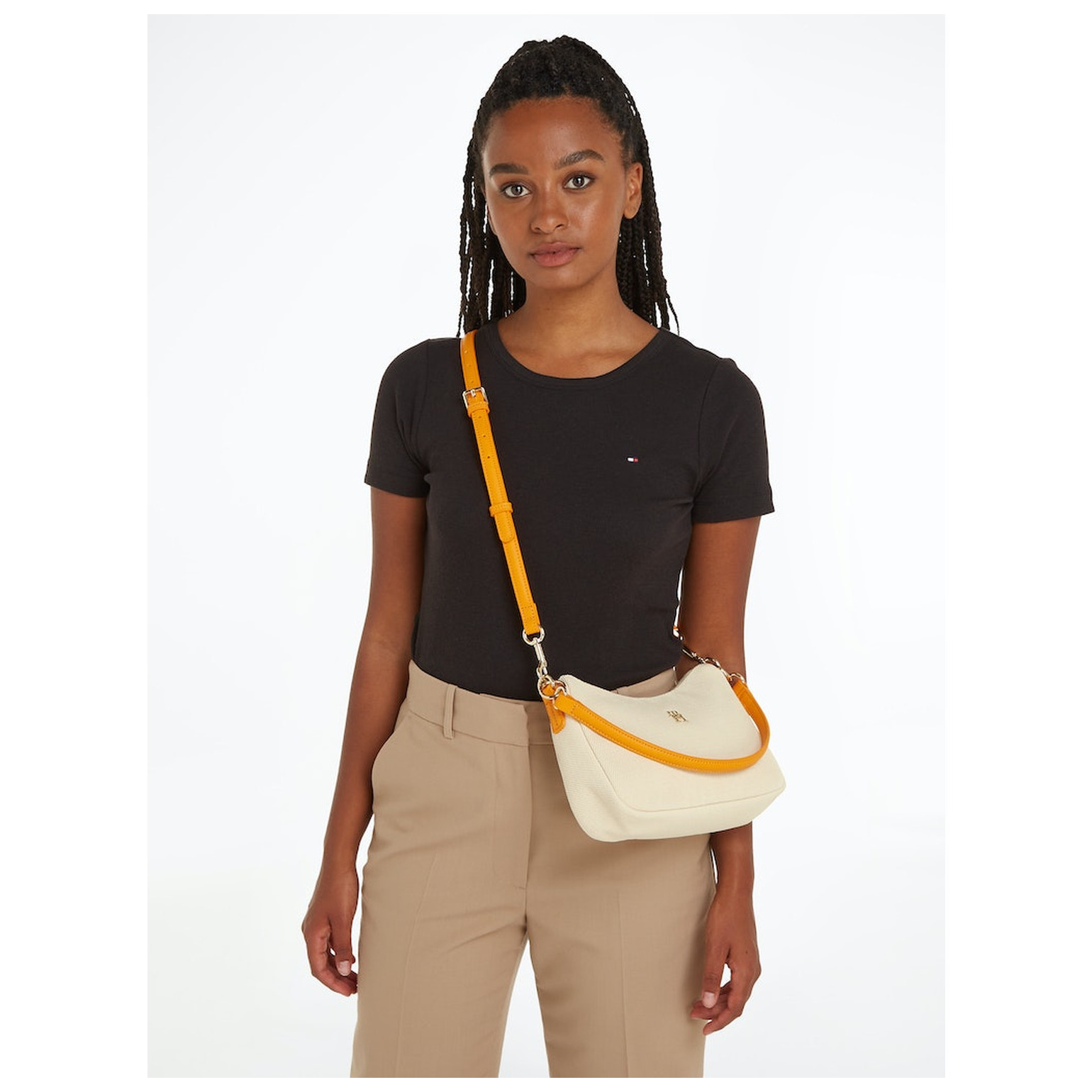 Tommy Hilfiger POPPY CANVAS SHOULDER BAG