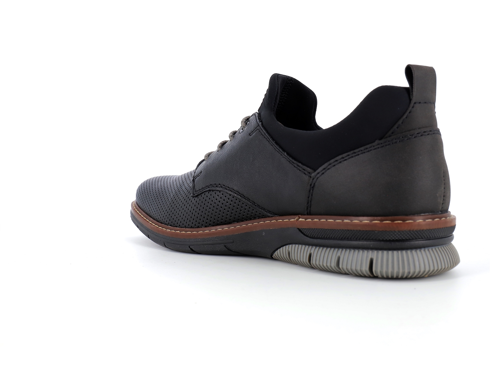 Rieker-14450 Cuir Noir