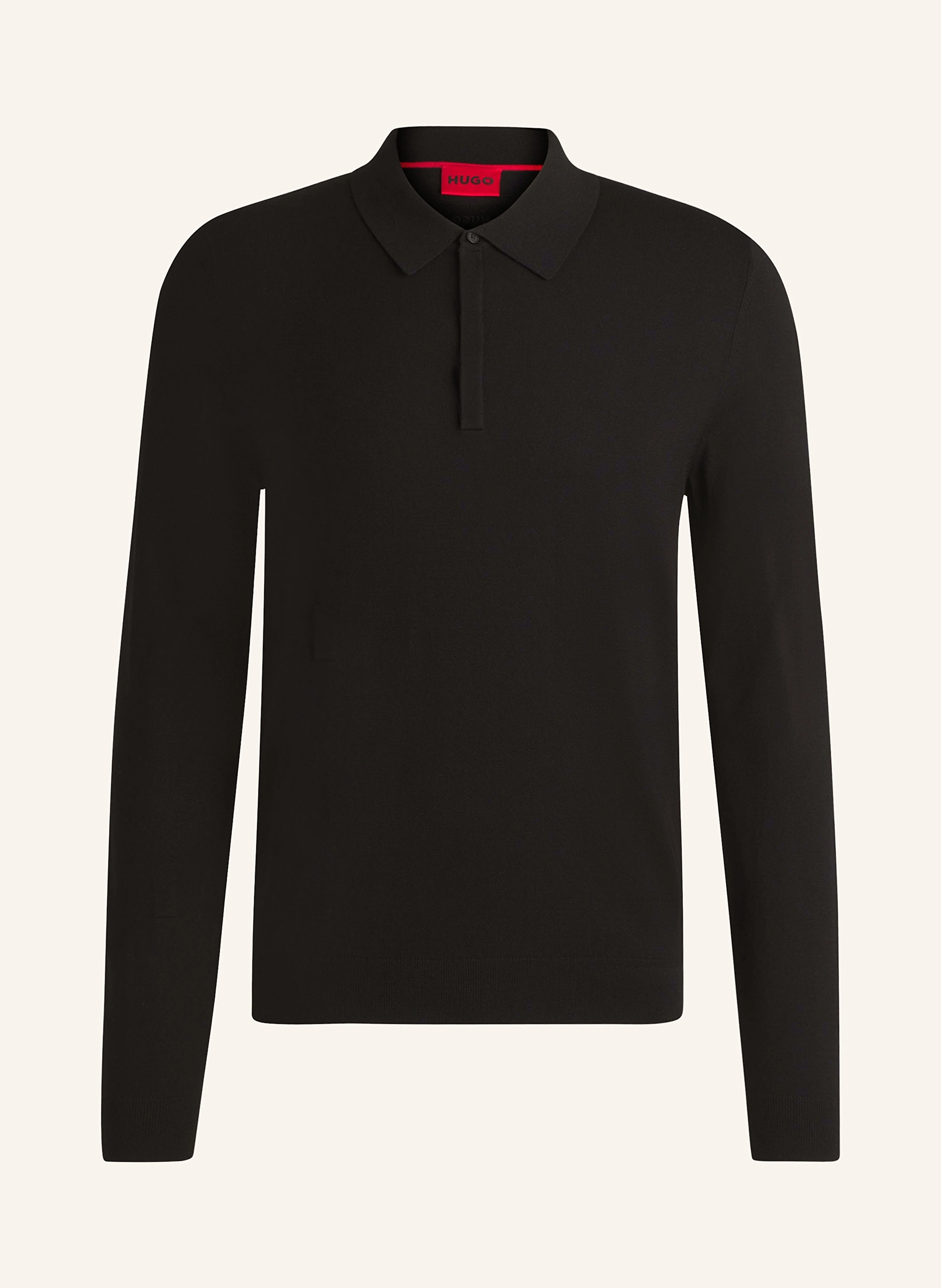 HUGO Strick-Poloshirt SAN PIPPO Slim Fit