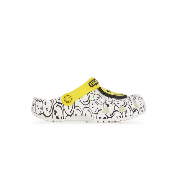 CROCS CLASSIC SMILEY WORLD CHARM CLOG