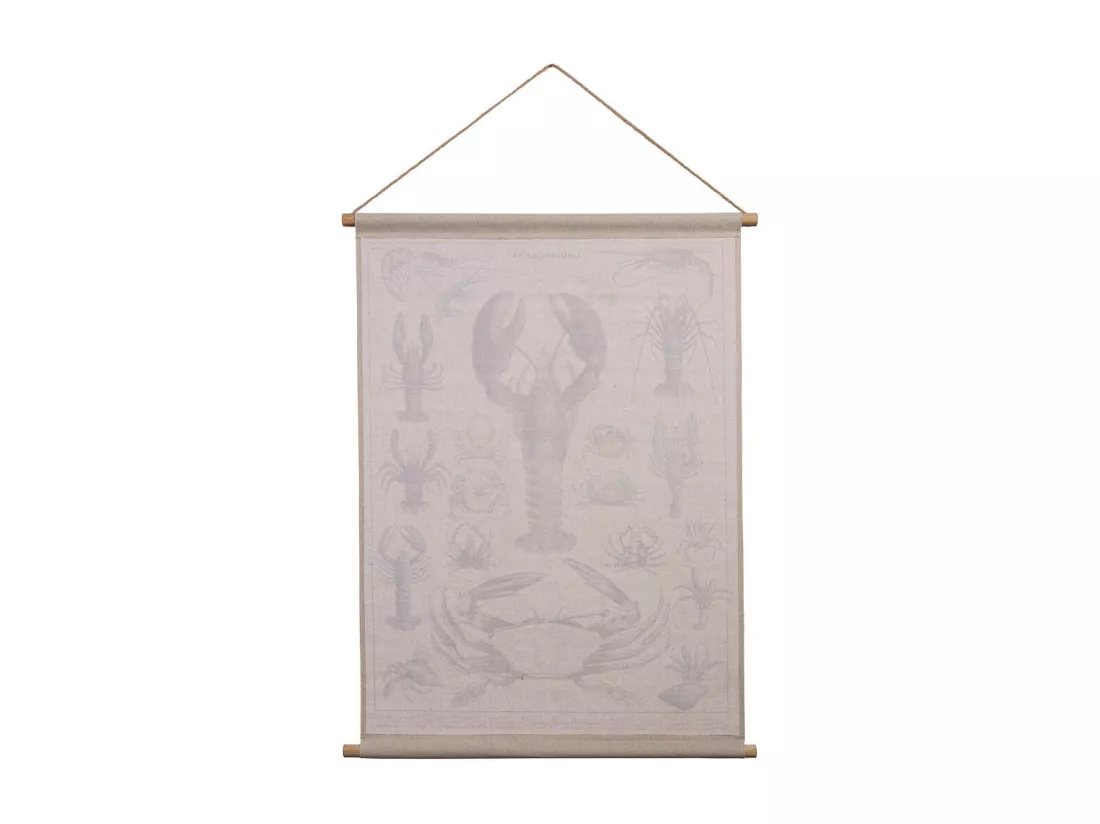 Toile imprimée en parchemin