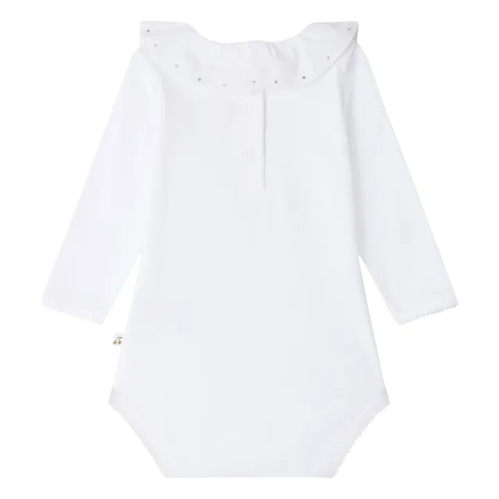 Bonpoint Body Col Brodé April | Blanc