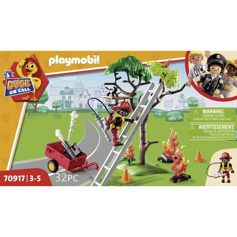 PLAYMOBIL® Duck on Call Feuerwehr Action Rette die Katze