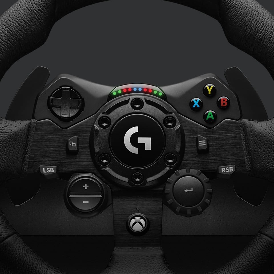 Logitech - G923 Racing Wheel and Pedals for Xbox - Bundle with F1 24 /Xbox Series X