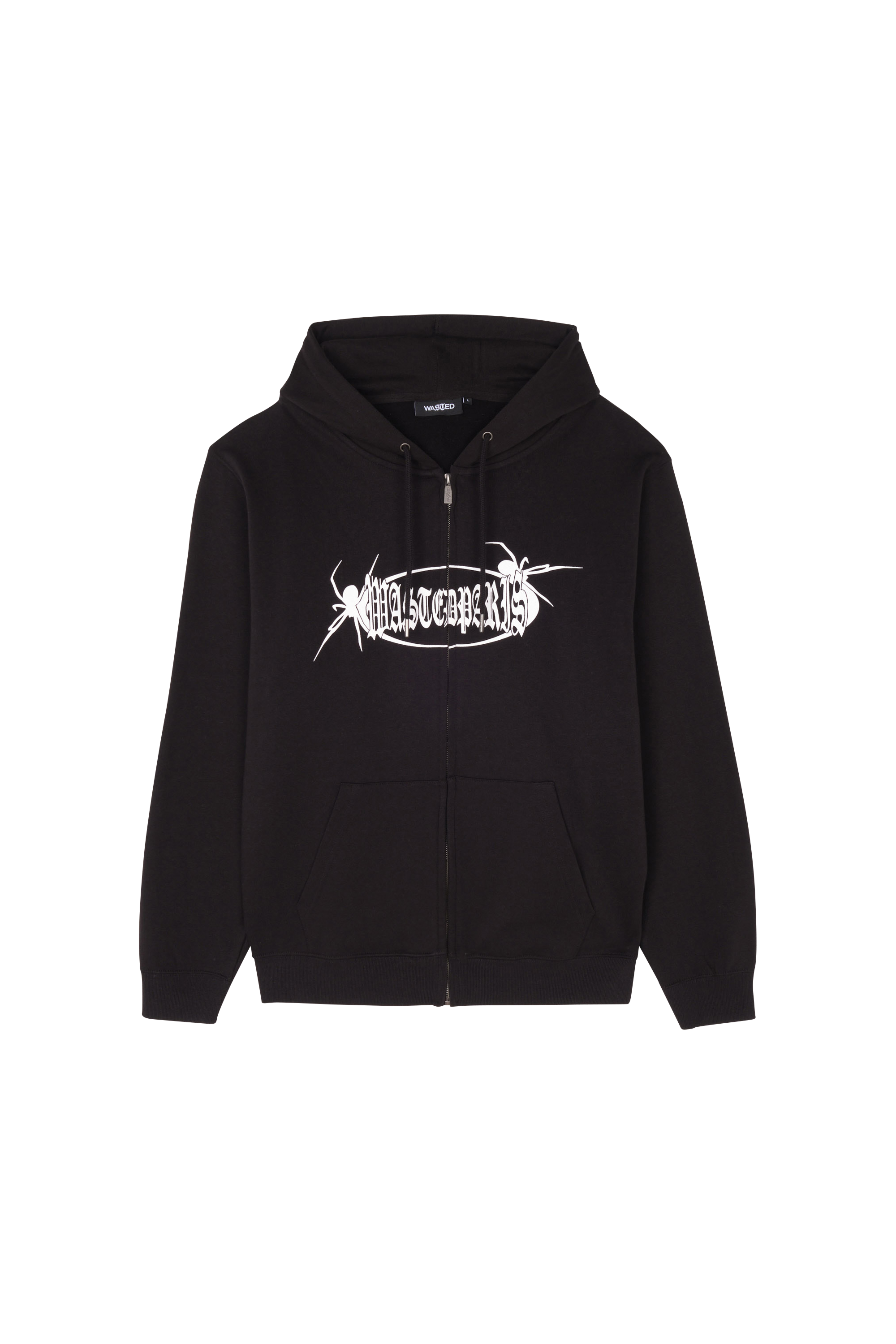 WASTED Hoodie zippé HOODIE ZIP BOILER  Noir