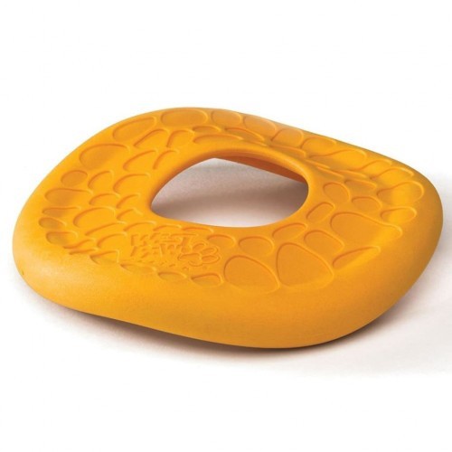 Disco voador amarelo para cães