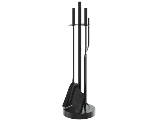 VIDAXL - Accessoires cheminée Set d’outils de cheminée 5 pcs 18x66 cm acier