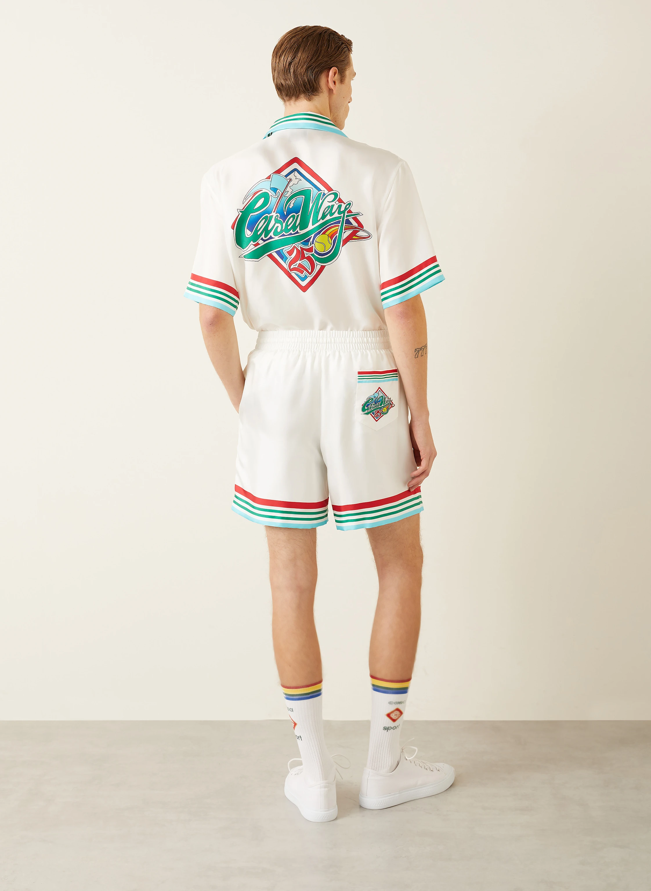 Casablanca Shorts aus Seide
