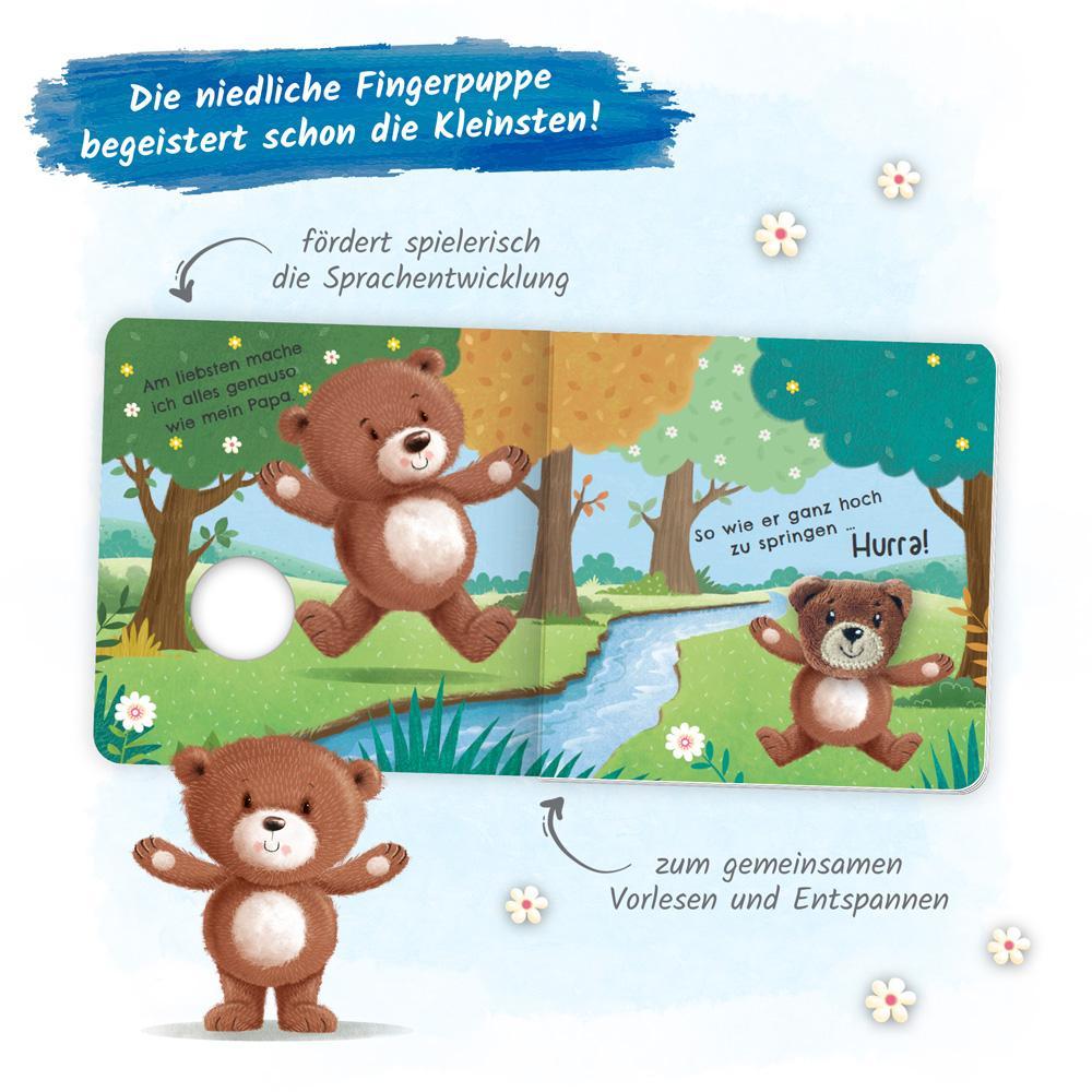 Trötsch Fingerpuppenbuch Papa und ich