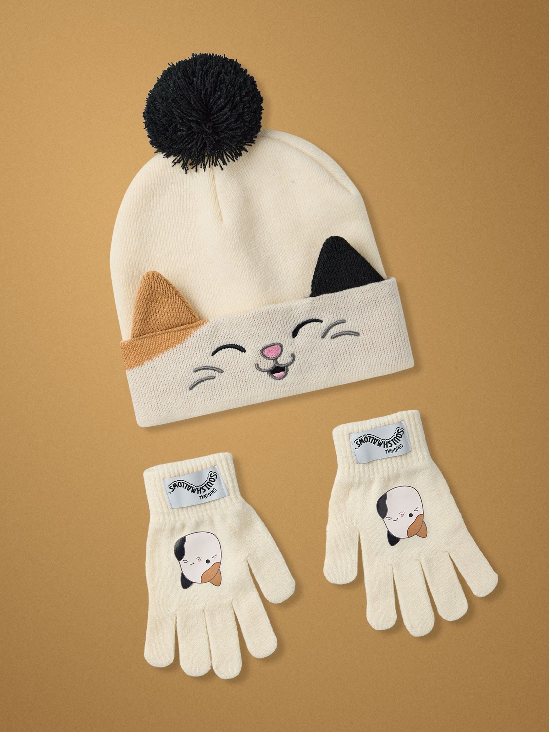 Vanilla Underground Squishmallows Meisjes Winter Hoeden en Handschoenen Set