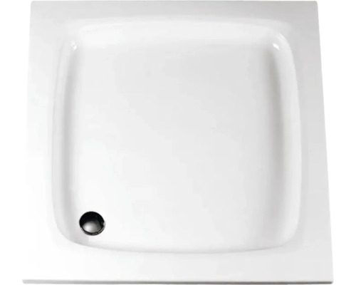 SCHULTE vlakke douchebak complete set 80 x 80 x 8,5 cm alpinewit glad D9080 04