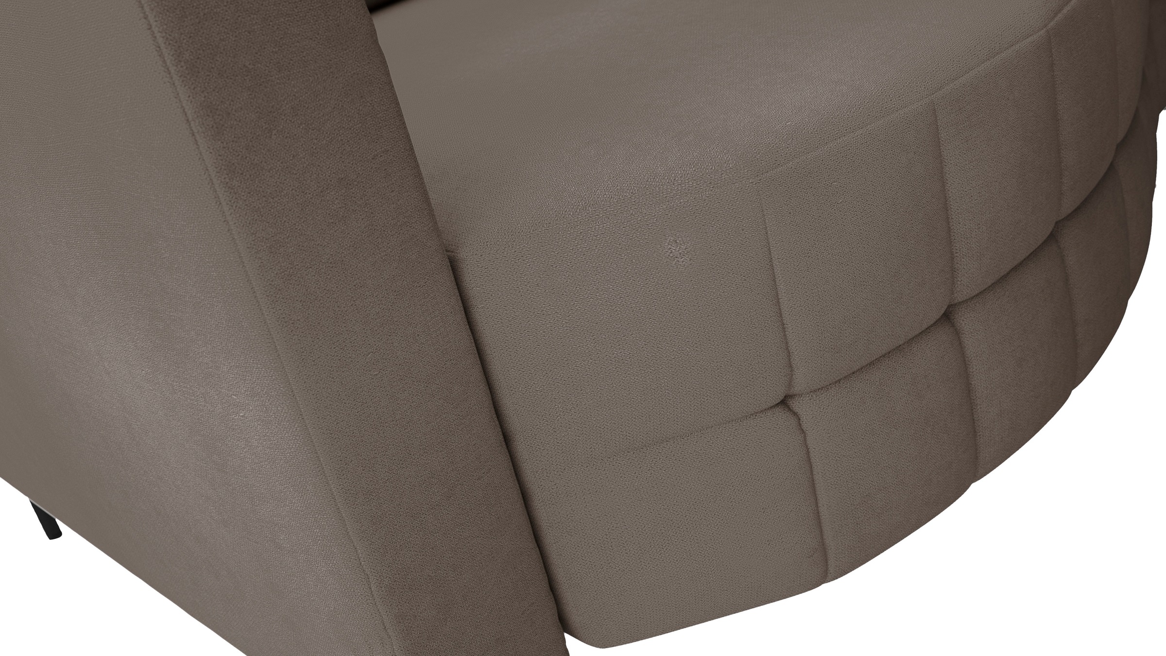 exxpo - sofa fashion Loungesofa »T wiggy Schlafsofa mit Bettfunktion und Bettkasten,« komfortabler Federkern, super Sitzkomfort, elegante Formensprache