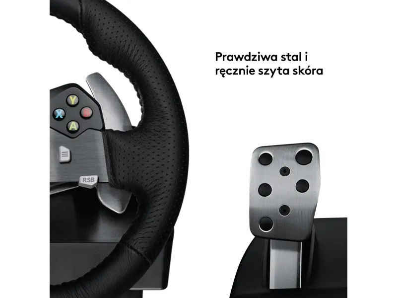 Logitech® | G920 Driving Force - Rat og pedalsæt - kabling - for Microsoft Xbox One & PC