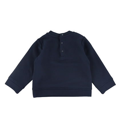 Emporio Armani Sweatshirt - Navy m. Weiß