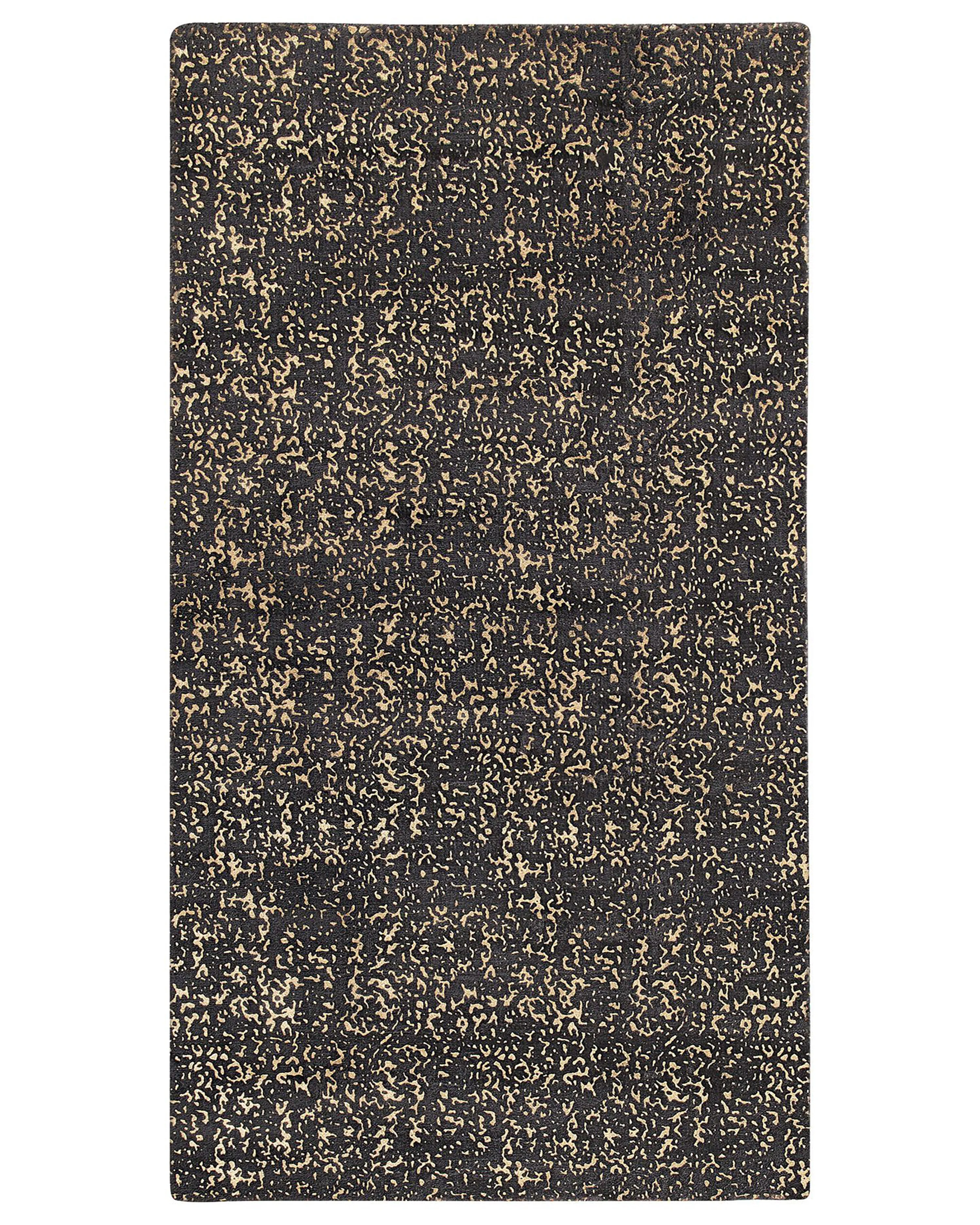 Vloerkleed ESEL Goud 80 x 150 cm Viscose