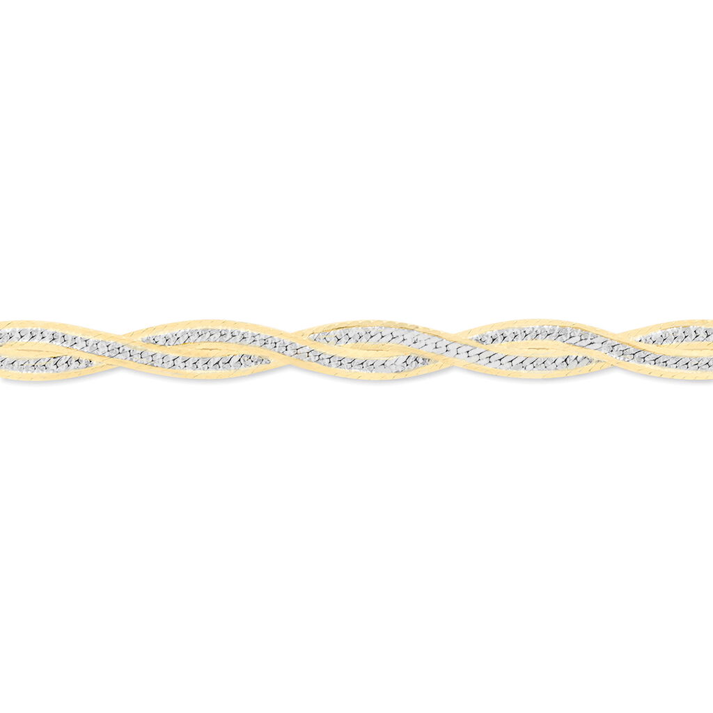 Bracelet Anaiz Argent Bicolore