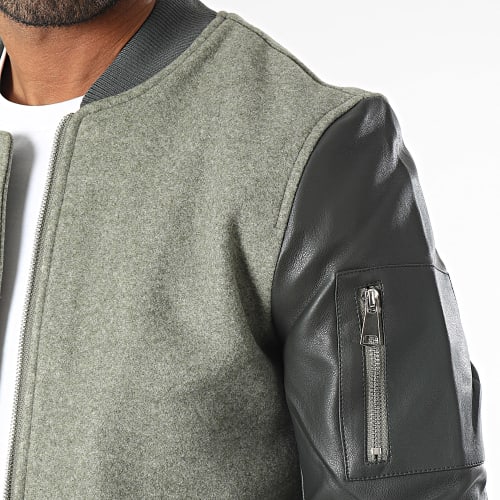 Veste Bomber Vert Kaki