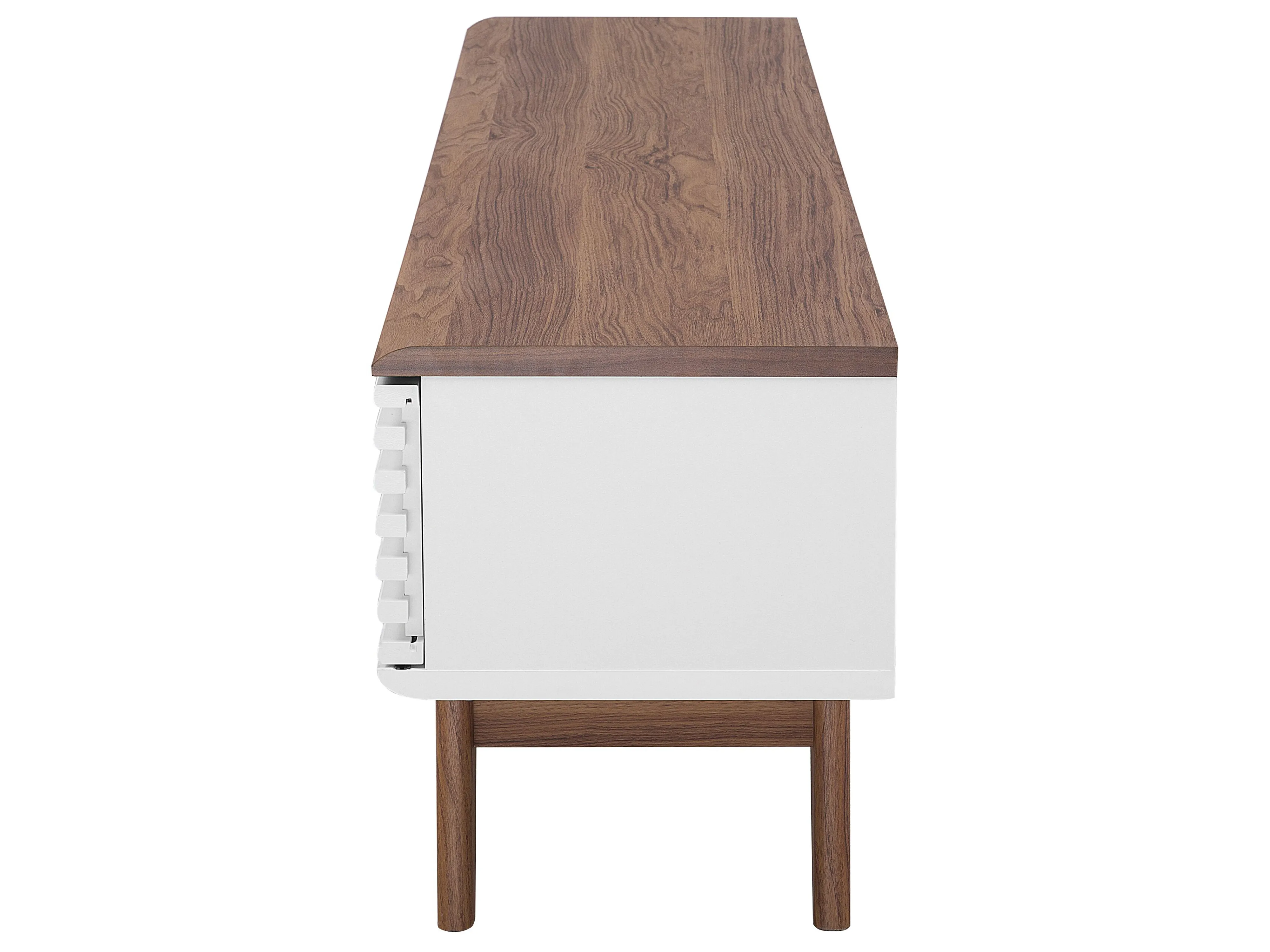 TV-meubel DETROIT Bruin/wit