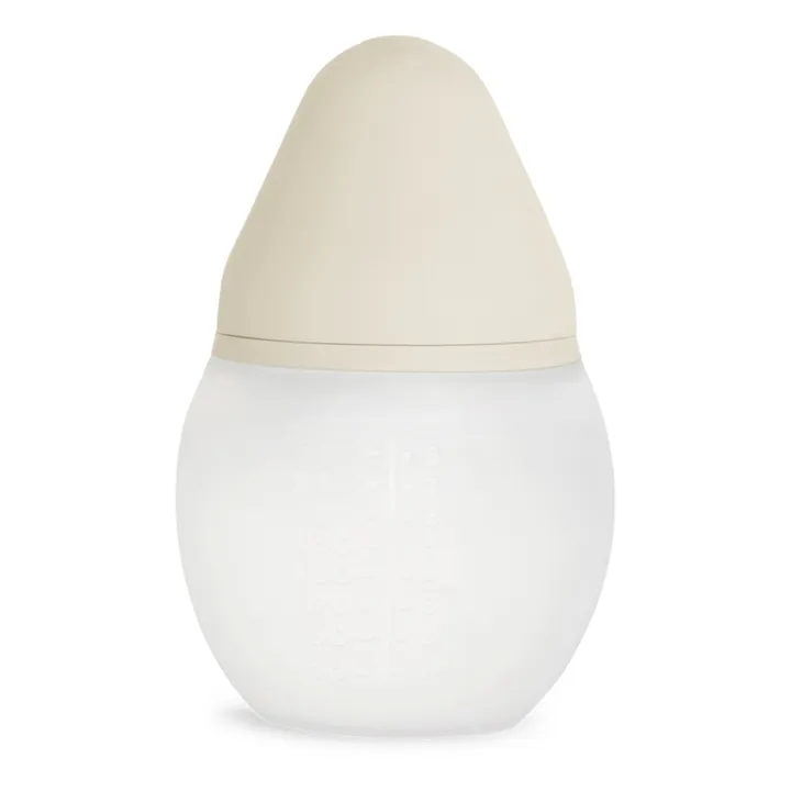 Elhée Biberon en silicone médical et tétine physiologique | Beige
