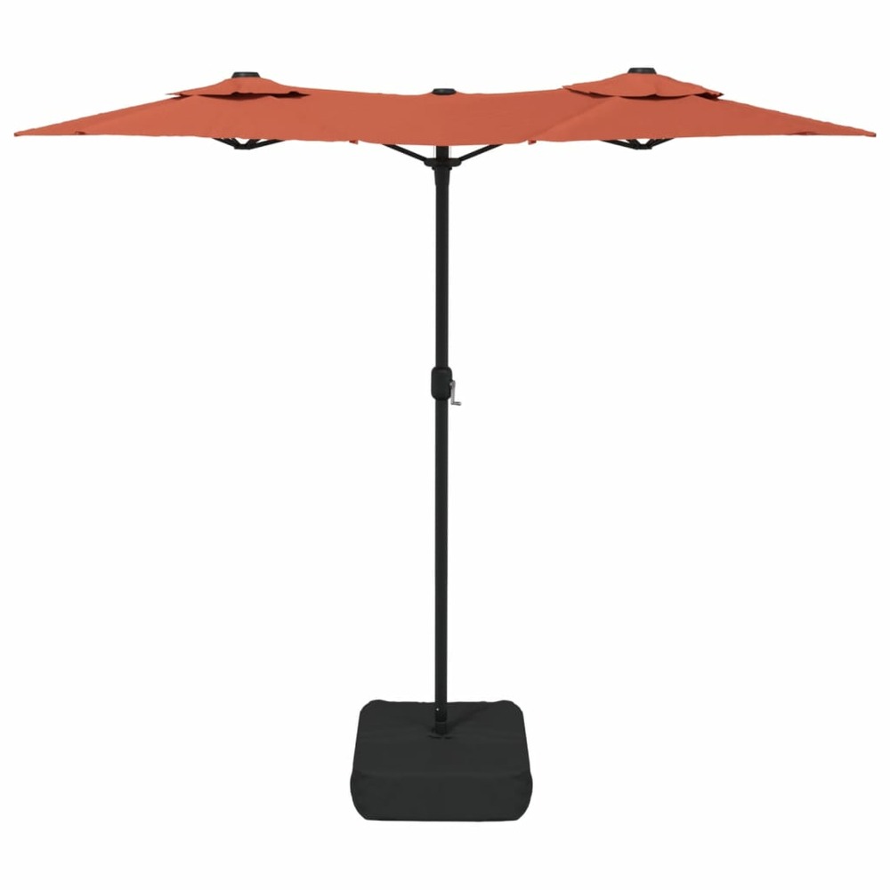 Parasol à double tête terre cuite 316x240 cm