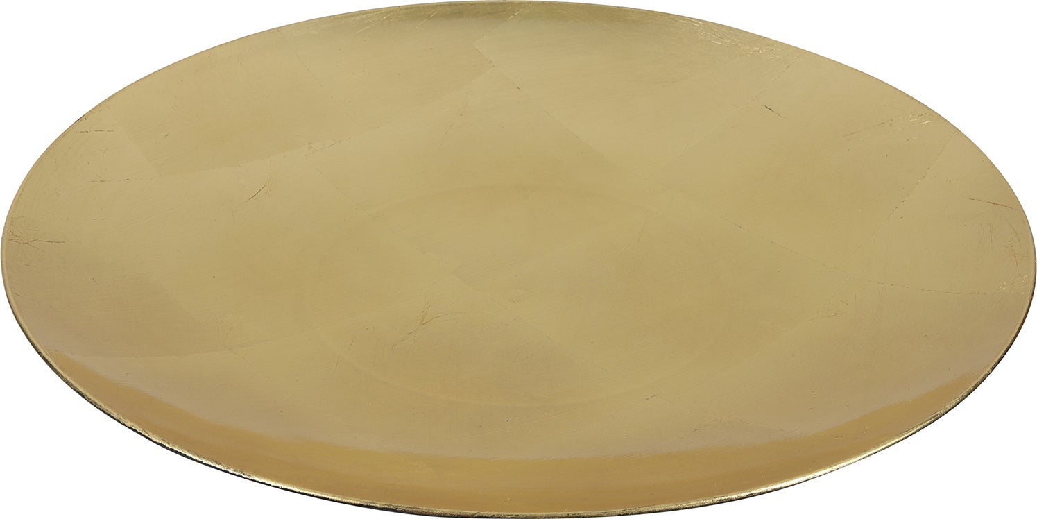 Onderbord Svea goud D 47 H 3,5 cm