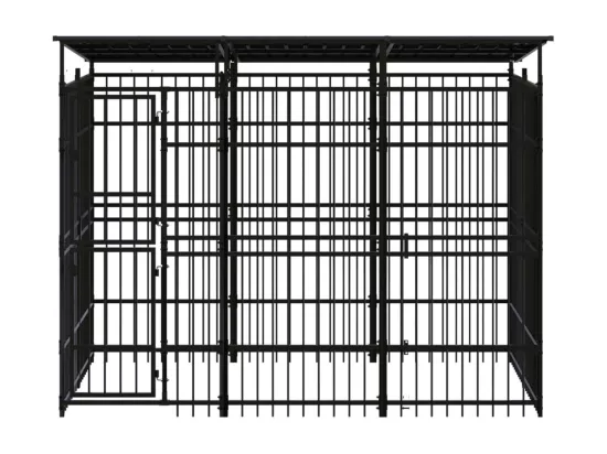 Chenil cage enclos pac noire 288 x 192 x 200 cm 02_0041762