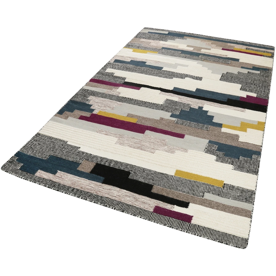 Esprit Kurzflorteppich Natham Kelim multicolor