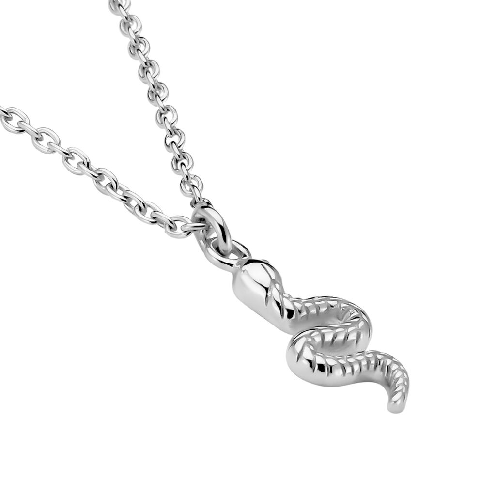 Collier Oria Argent Blanc