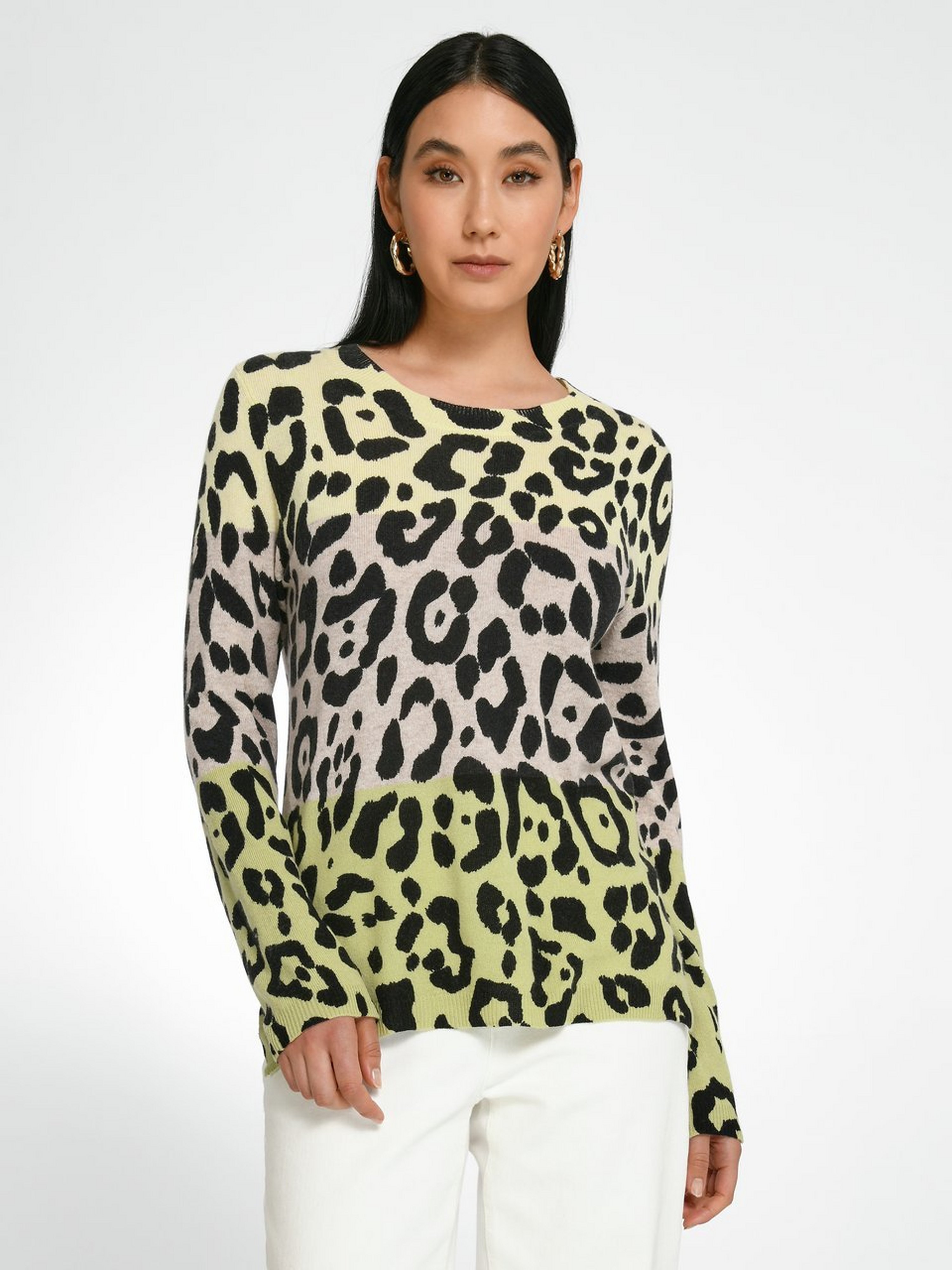 Rundhals-Pullover aus 100% Premium-Kaschmir