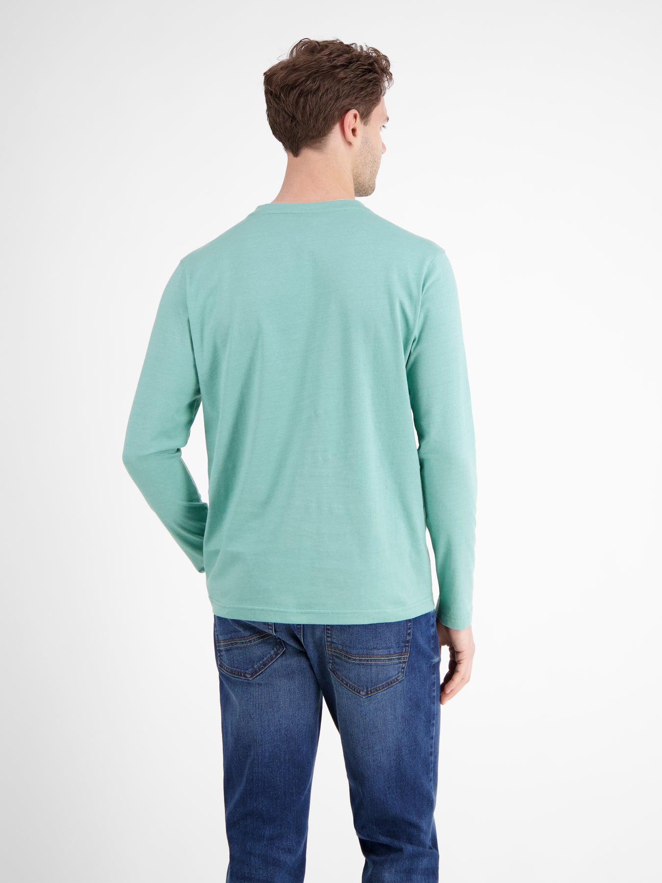 Serafino-Langarmshirt für Herren