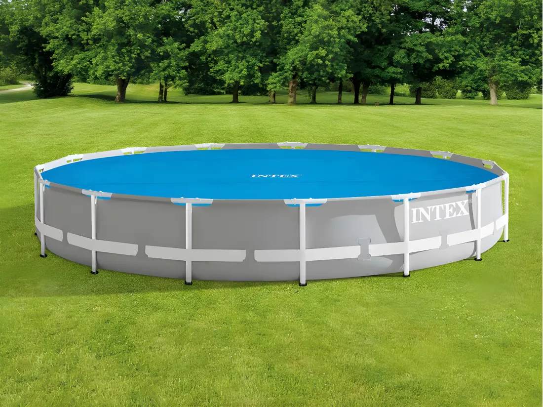 Bâche à bulles pour piscine Ø 4,57 m - Intex