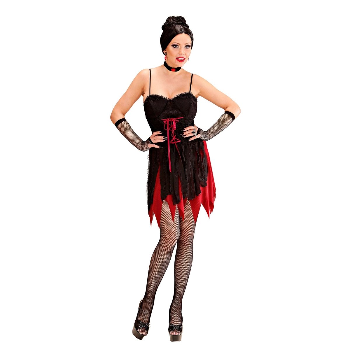 Halloween Jurk Dames Vampier Kort