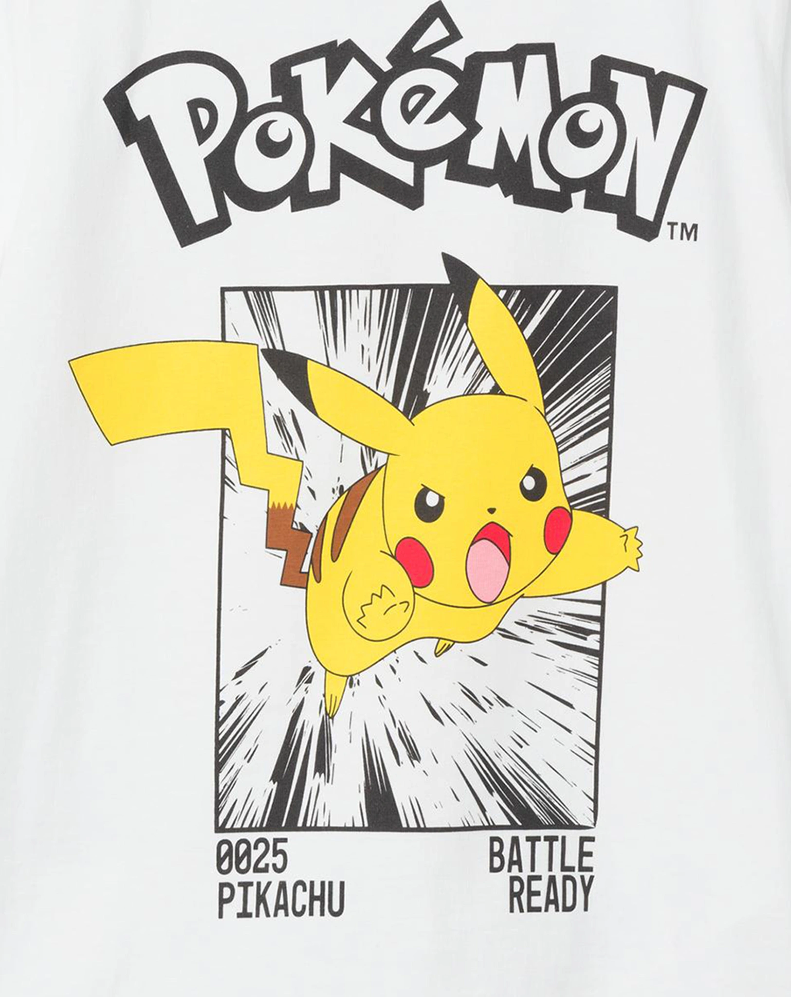 T-Shirt NKMNOISI POKEMON in bright white
