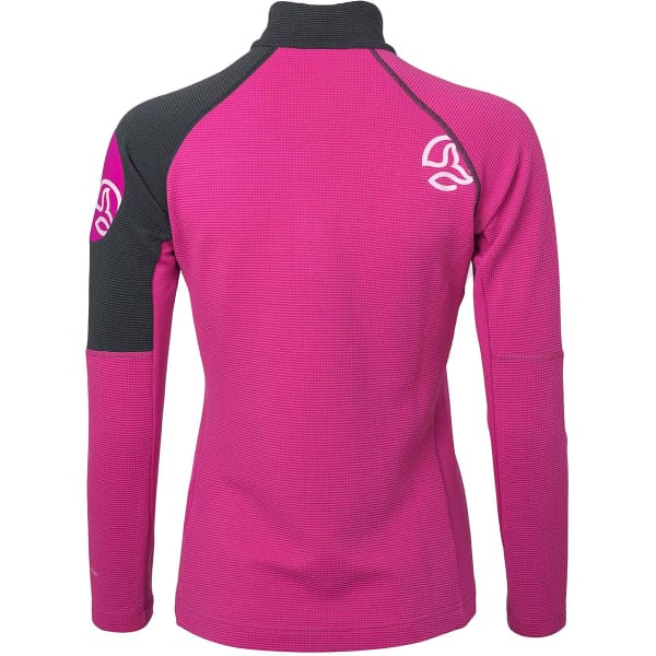 Sweat polaire randonnée TERNUA LEMIKA 1/2 ZIP W ORCHID