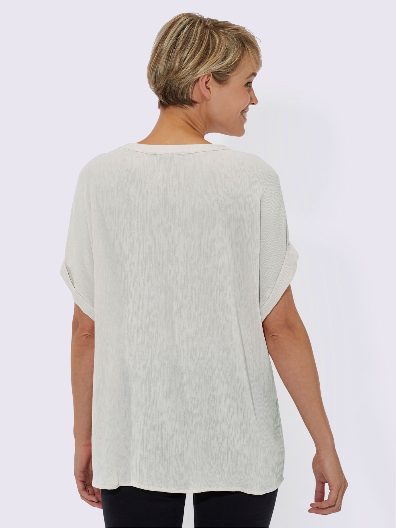 Chemisier à manches courtes pure viscose