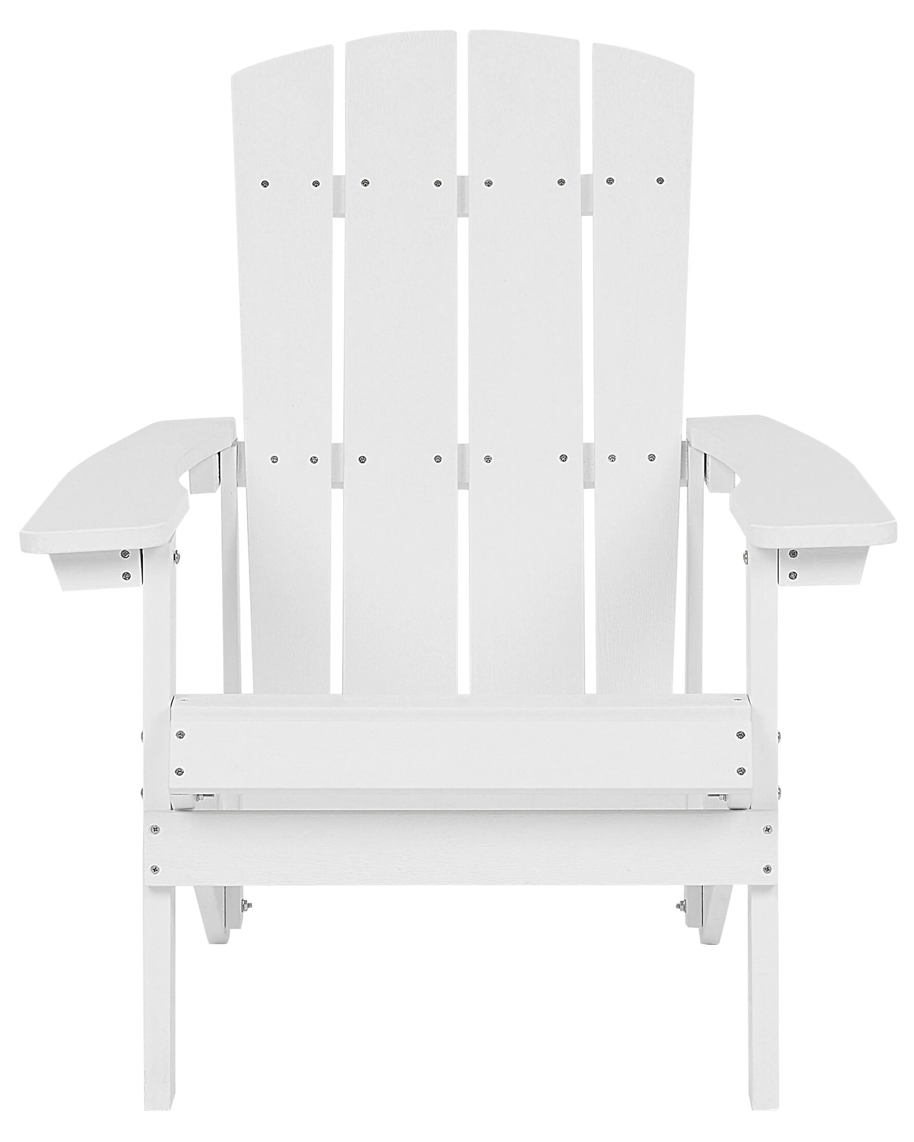 Tuinstoel ADIRONDACK met voetenbank Wit