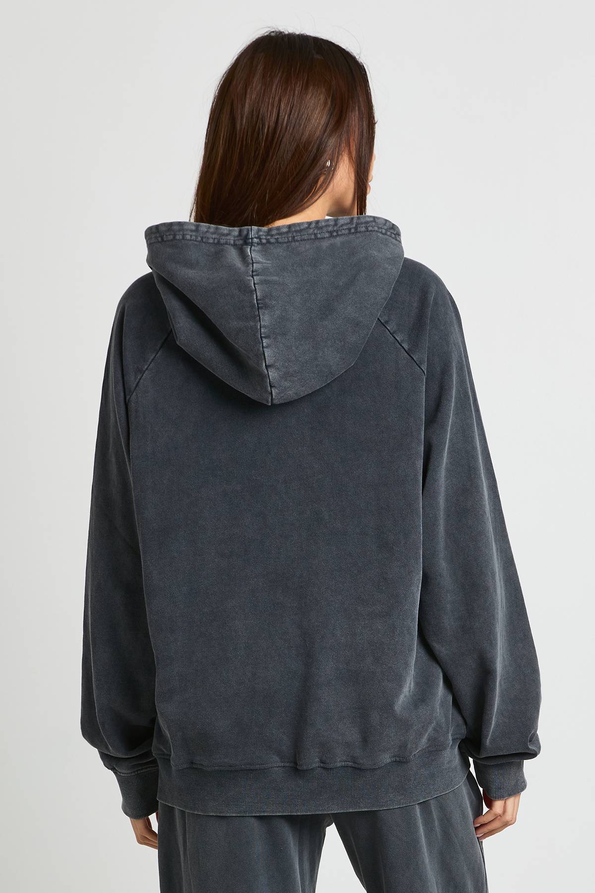 boohoo Sweat à Casynthétiqueche Oversize Lavé avec Coutures Raglan