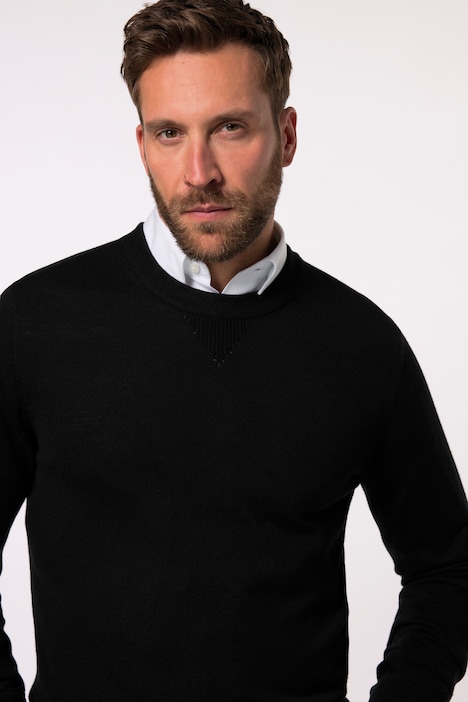 JP 1880 Pullover FLEXNAMIC®, Merino-MIx, bis 7 XL